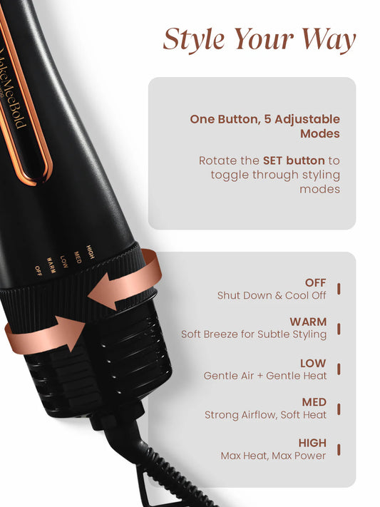 MakeMeeBold 3-in-1 Hot Air Brush by Urban Yog