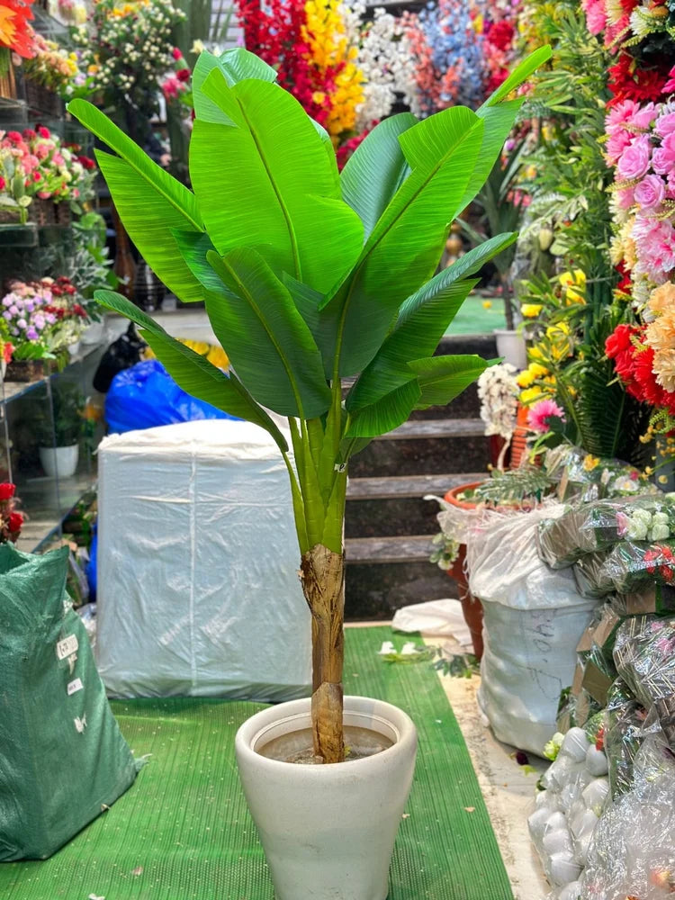 Artificial Banana Plant for Table Top (Up to 15cm)