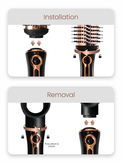 MakeMeeBold 3-in-1 Hot Air Brush by Urban Yog